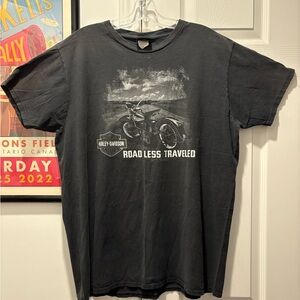 Harley-Davidson Charcoal Road Less Traveled Tee